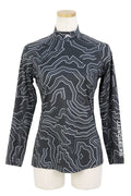 High neck shirt for women J.LINDEBERG Japan genuine product 2025 Autumn/Winter new golf wear