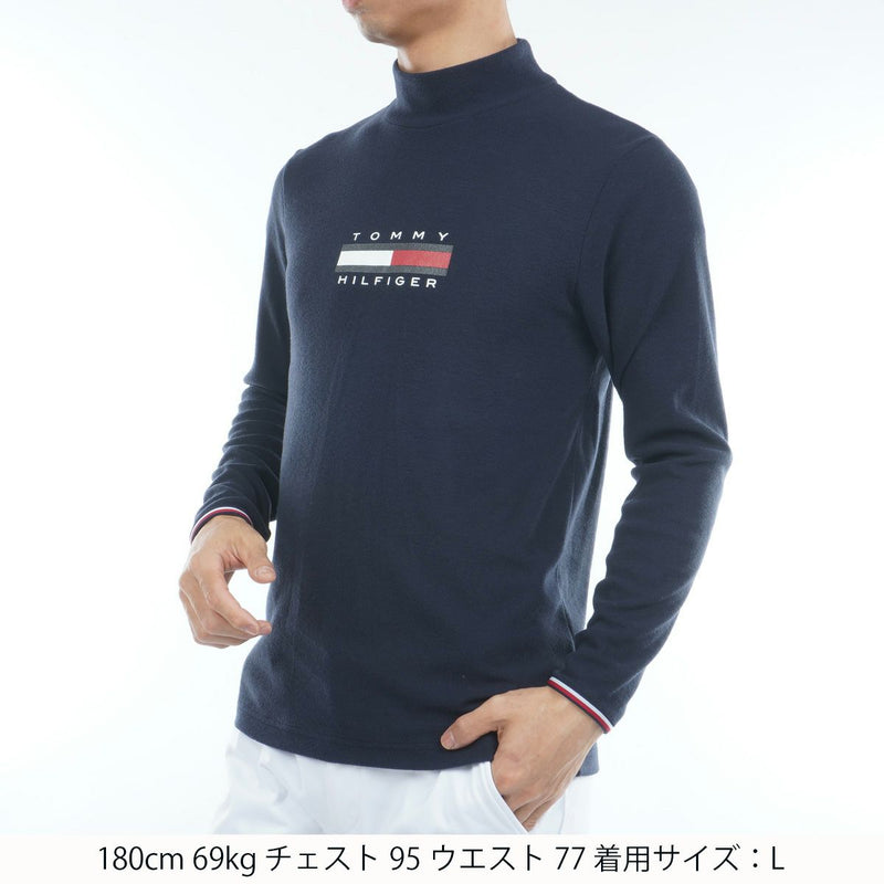 男士的高颈衬衫Tommy Hilfiger高尔夫Tommy Hilfiger高尔夫日本正版产品2025秋季/冬季新高尔夫服装