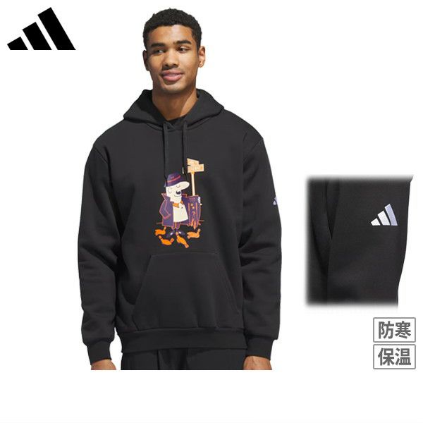连帽男装阿迪达斯高尔夫adidas Golf日本正品2025秋冬新款高尔夫球服