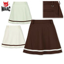 女士裙子waac waac日本正版产品2025秋冬新高尔夫服装