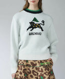 여자 스웨터 Archivio 2025 가을/겨울 새로운 골프 착용