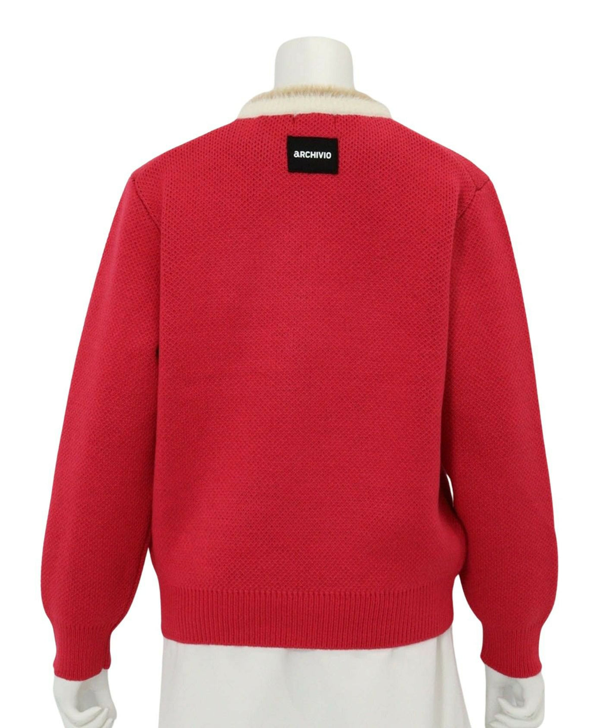 archivio カシミヤ100% セーター 36 ゴルフウェア アルチビオ セーター レディース アルチビオ archivio 2025 秋冬 新作 ゴルフウェア