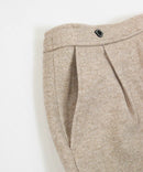 女子工作室紫红色的长裤2025秋天/冬季新