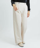 女子工作室紫红色的长裤2025秋天/冬季新