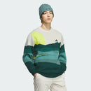 Men's sweater adidas golf adidas Golf Japan genuine product 2025 autumn/winter new golf wear jvu98