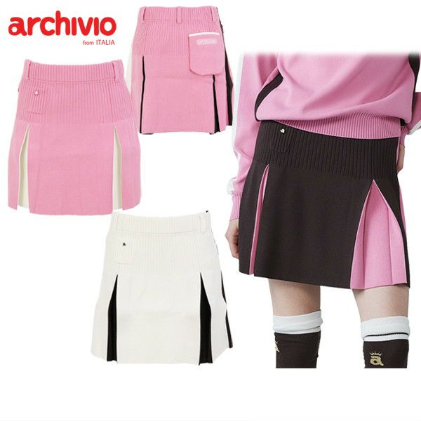 여자 스커트 Archivio 2025 가을/겨울 새 골프 착용