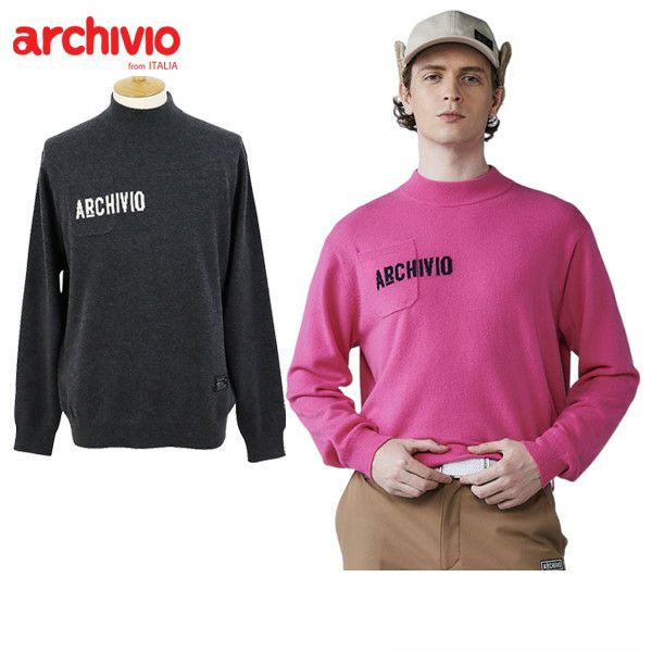 남자 스웨터 Archivio 2025 가을/겨울 새로운 골프 착용