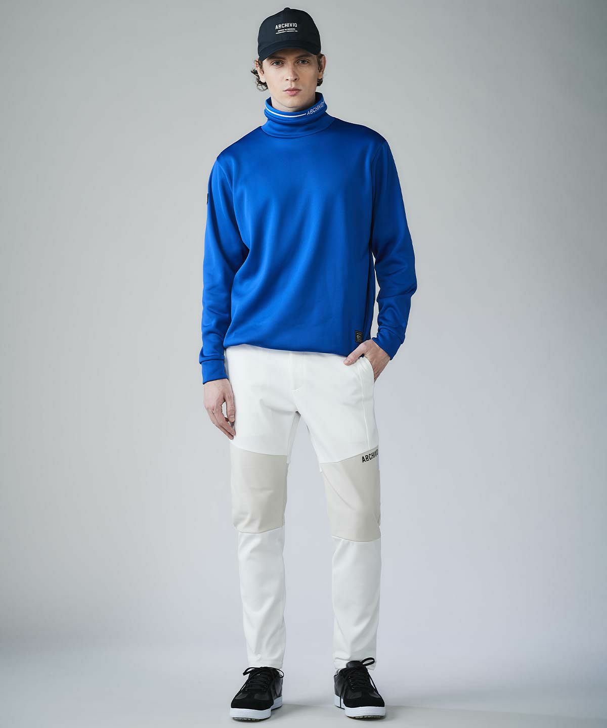 ハイネックシャツ メンズ アルチビオ archivio 2025 秋冬 新作 ゴルフ