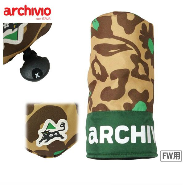 ヘッドカバー メンズ レディース アルチビオ archivio 2025 秋冬 新作 ゴルフ