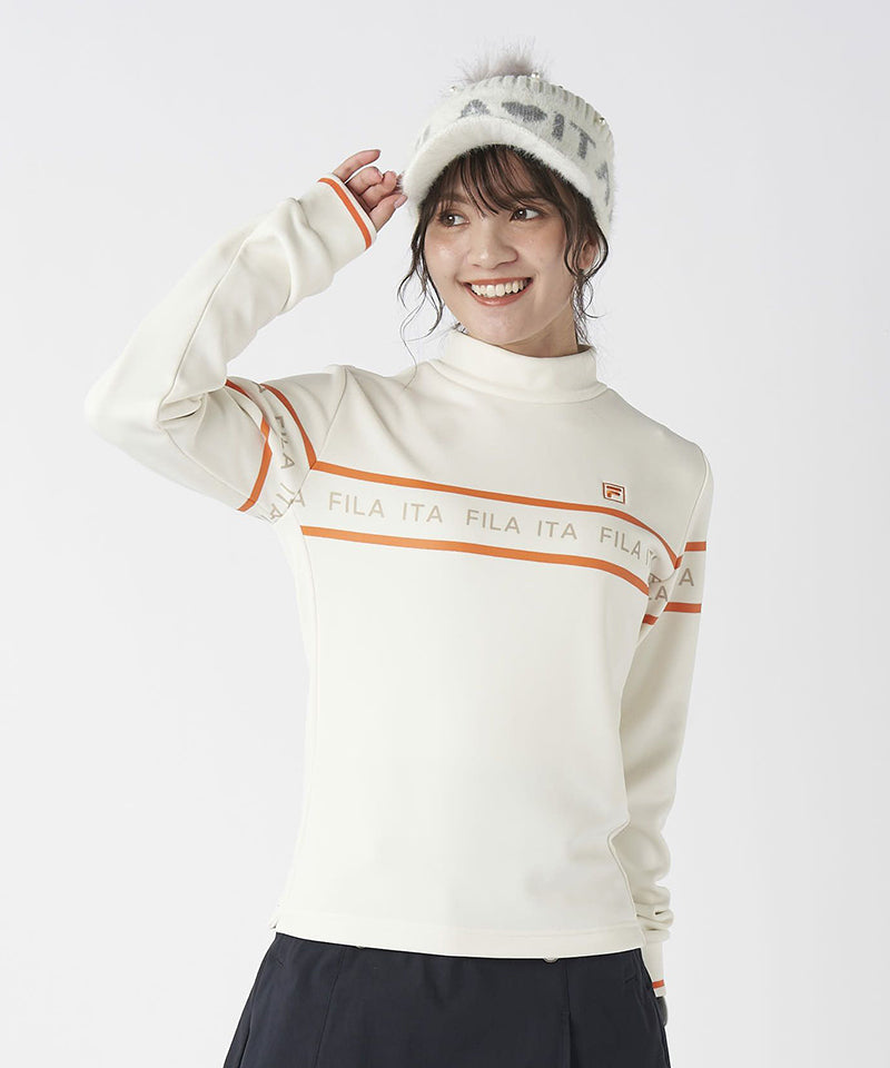 여성을위한 하이 넥 셔츠 필라 필라 골프 필라 골프 2025 가을/겨울 새 골프 착용