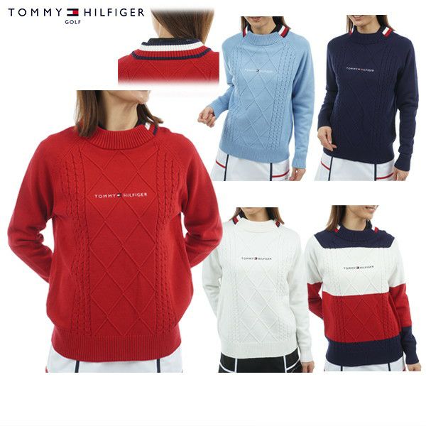 Women's sweater TOMMY HILFIGER GOLF Japanese genuine product 2025 Autumn/Winter new golf wear