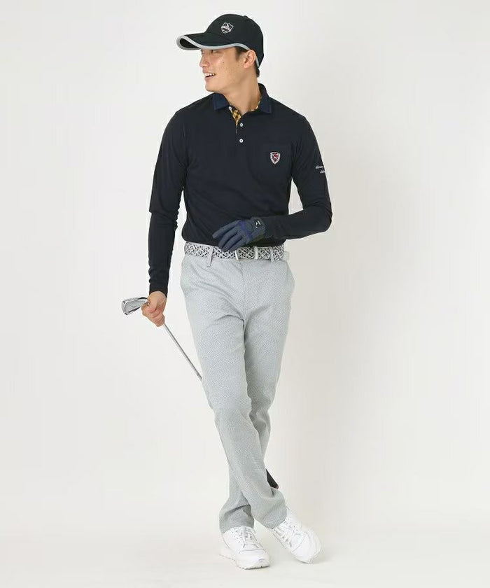 ポロシャツ メンズ アダバット adabat 2025 秋冬 新作 ゴルフウェア