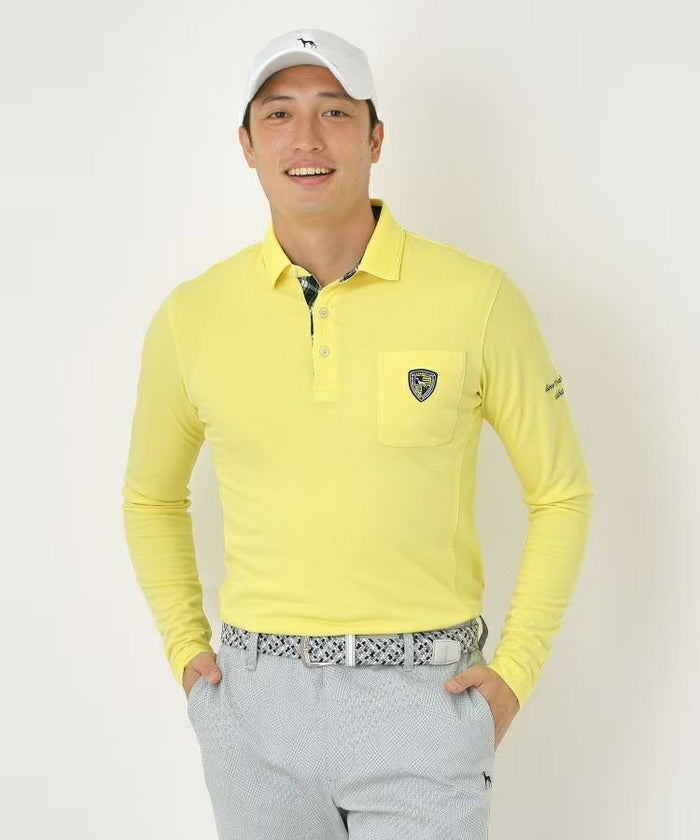 ポロシャツ メンズ アダバット adabat 2025 秋冬 新作 ゴルフウェア