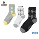 ソックス メンズ アダバット adabat 2025 秋冬 新作 ゴルフ