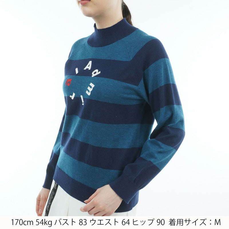 毛衣女士总统高尔夫Admiral Golf日本正品2025秋冬新款高尔夫球服