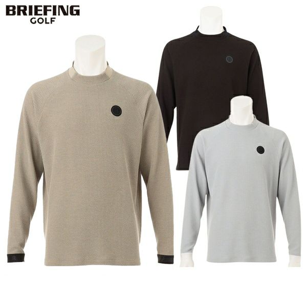 高领衬衫男士简报高尔夫BRIEFING GOLF 2025秋冬新款高尔夫球服