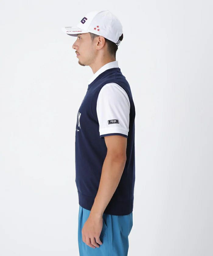 ポロシャツとベスト メンズ ピン PING 2025 秋冬 新作 ゴルフウェア