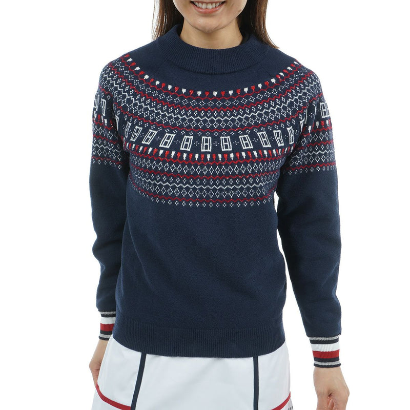 毛衣女士汤米希尔费格高尔夫TOMMY HILFIGER GOLF日本正品2025秋冬新款高尔夫服装