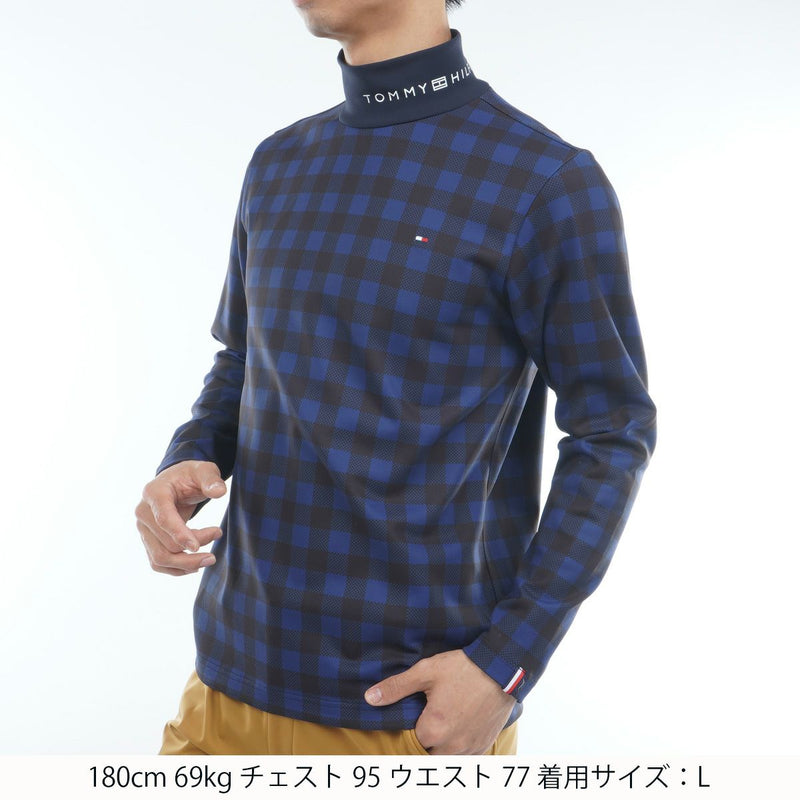 高领衬衫男士TOMMY HILFIGER高尔夫TOMMY HILFIGER GOLF日本正品2025秋冬新款高尔夫运动服