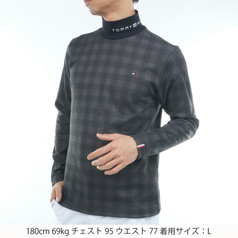 高领衬衫男士TOMMY HILFIGER高尔夫TOMMY HILFIGER GOLF日本正品2025秋冬新款高尔夫运动服