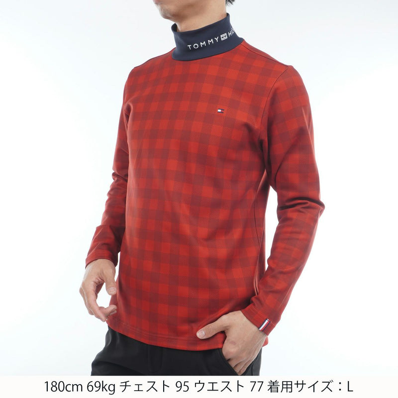 高领衬衫男士TOMMY HILFIGER高尔夫TOMMY HILFIGER GOLF日本正品2025秋冬新款高尔夫运动服