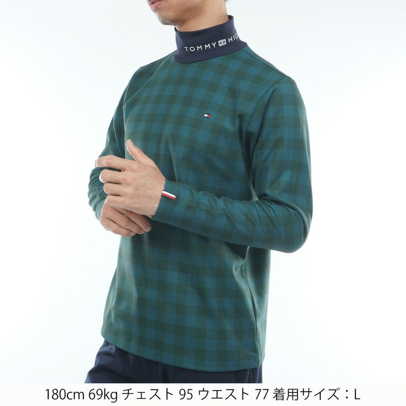 高领衬衫男士TOMMY HILFIGER高尔夫TOMMY HILFIGER GOLF日本正品2025秋冬新款高尔夫运动服