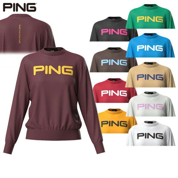 セーター レディース ピン PING 2025 秋冬 新作 ゴルフウェア