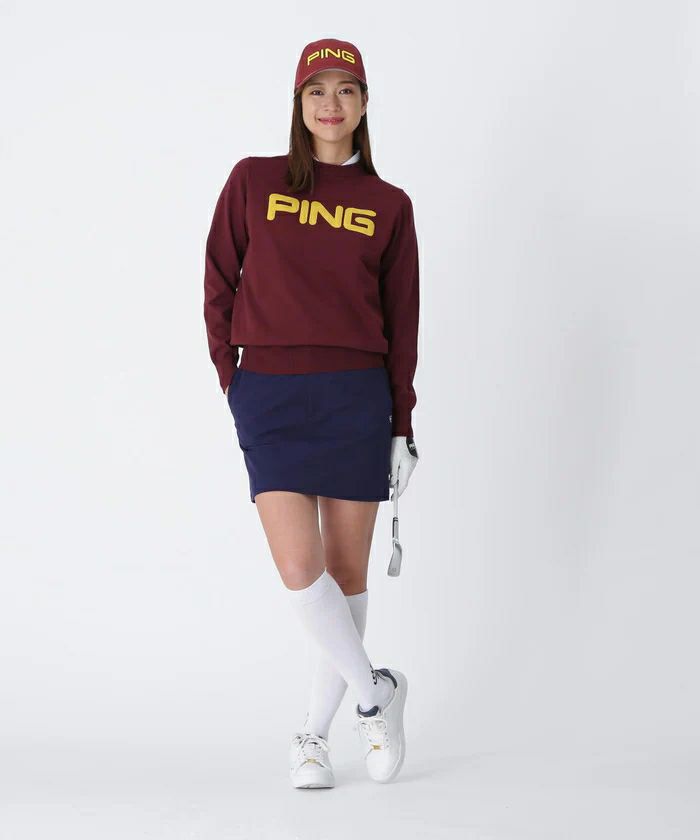 セーター レディース ピン PING 2025 秋冬 新作 ゴルフウェア