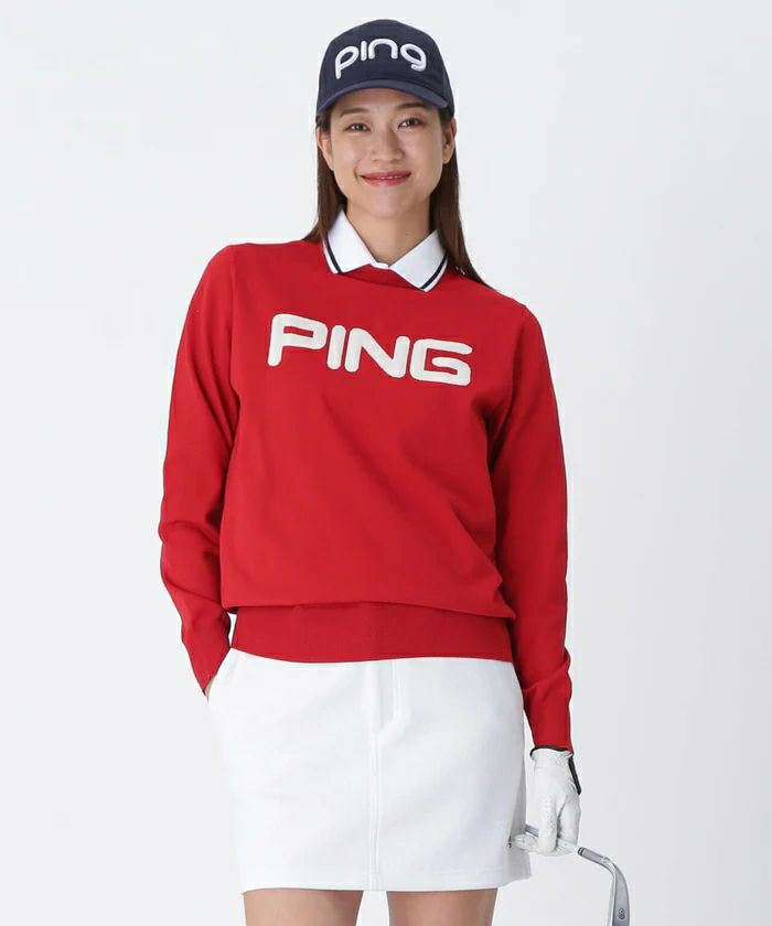 セーター レディース ピン PING 2025 秋冬 新作 ゴルフウェア