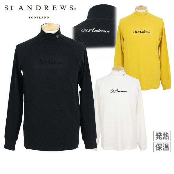Men's High Neck Shirt St Andrews St ANDREWS 2025 Fall/Winter New Golf Wear