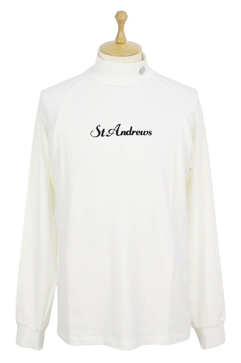 Men's High Neck Shirt St Andrews St ANDREWS 2025 Fall/Winter New Golf Wear