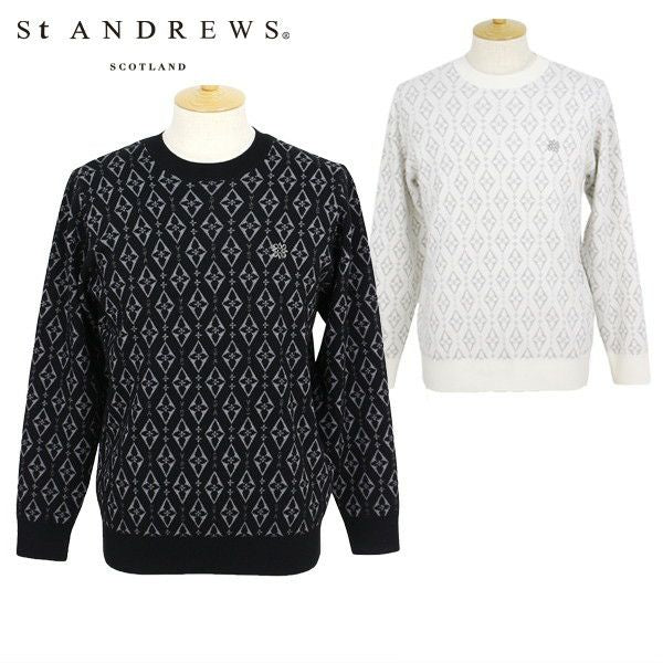 Men's Sweater St Andrews St ANDREWS 2025 Fall/Winter New Golf Wear