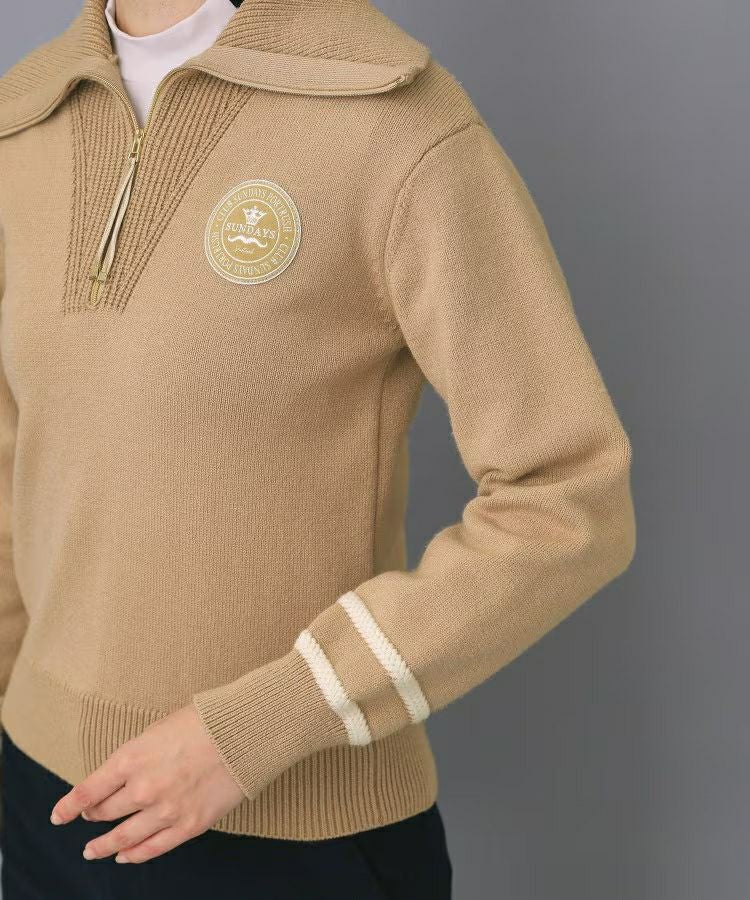 Women's Sweater adabat adabat 2025 Fall/Winter New Golf Wear