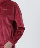 女式皮夹克2025秋冬新款高尔夫球服