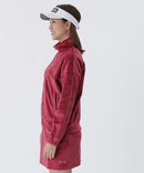 女式皮夹克2025秋冬新款高尔夫球服