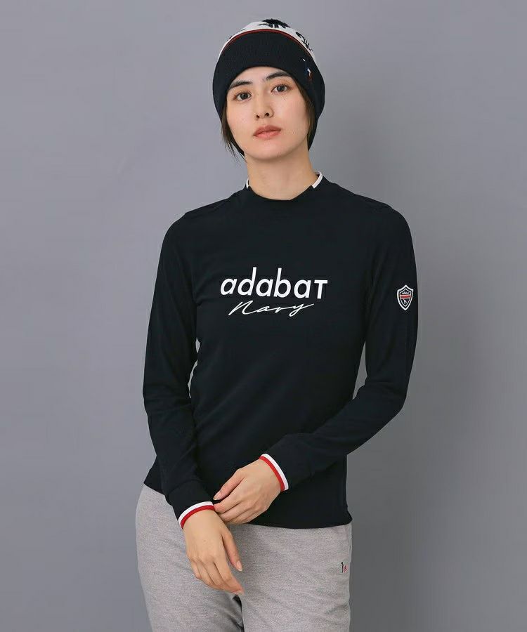 High neck shirt for women adabat adabat 2025 autumn/winter new golf wear