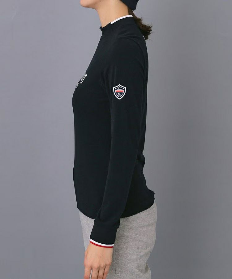 High neck shirt for women adabat adabat 2025 autumn/winter new golf wear