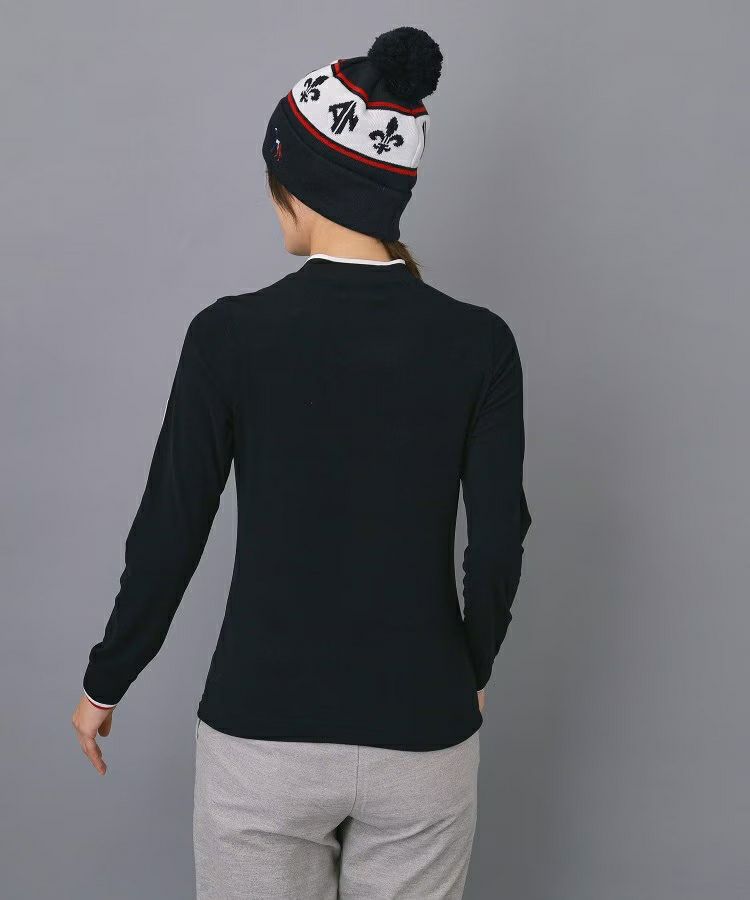 High neck shirt for women adabat adabat 2025 autumn/winter new golf wear