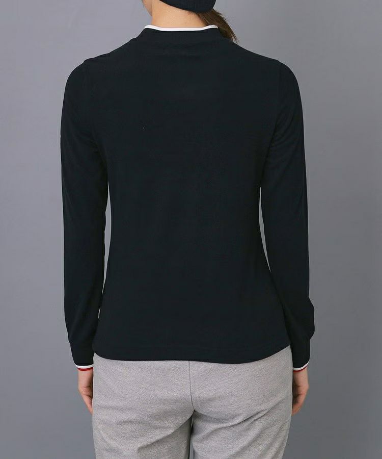 High neck shirt for women adabat adabat 2025 autumn/winter new golf wear