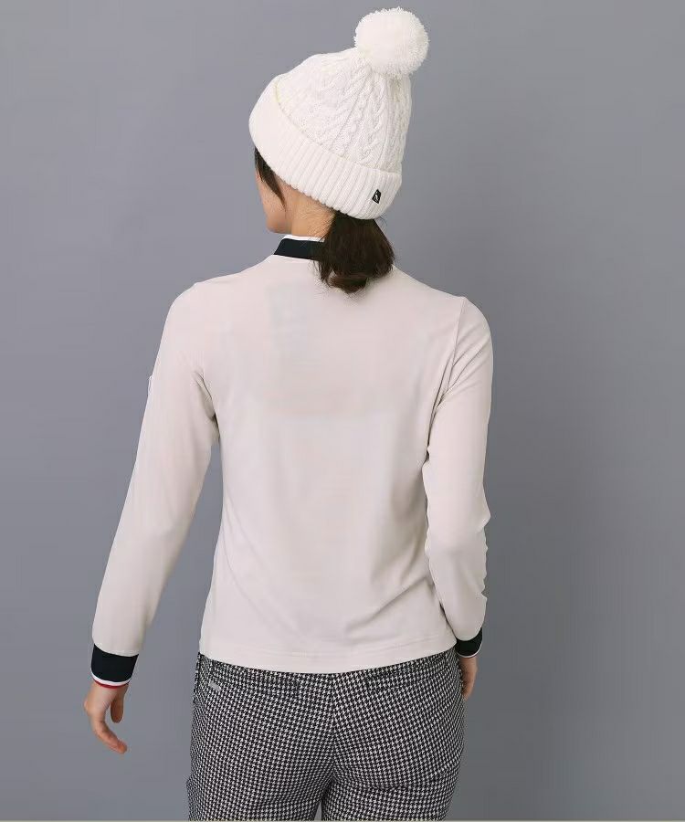 High neck shirt for women adabat adabat 2025 autumn/winter new golf wear