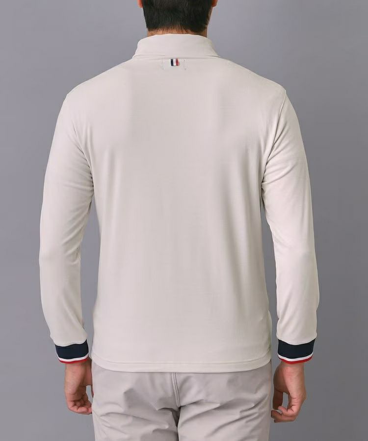 High neck shirt for men adabat adabat 2025 autumn/winter new golf wear