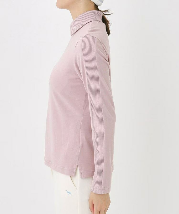 High neck shirt for women adabat adabat 2025 autumn/winter new golf wear