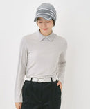 여성을위한 하이 넥 셔츠 Adabat Adabat 2025 가을/겨울 뉴 골프 착용