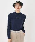High neck shirt for women adabat adabat 2025 autumn/winter new golf wear