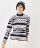 여성을위한 하이 넥 셔츠 Adabat Adabat 2025 가을/겨울 뉴 골프 착용