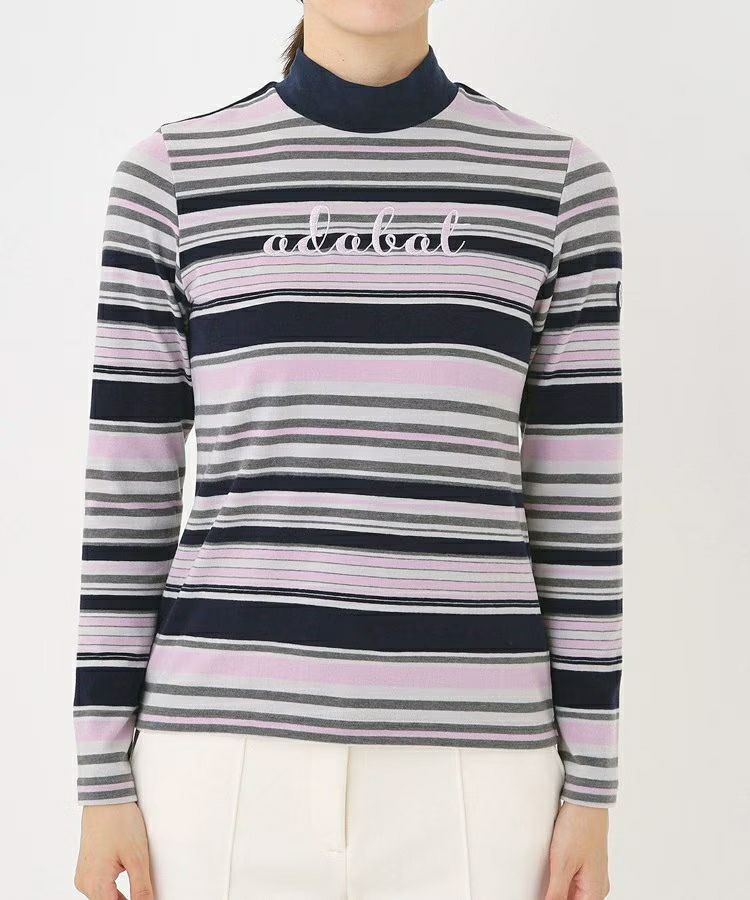 High neck shirt for women adabat adabat 2025 autumn/winter new golf wear