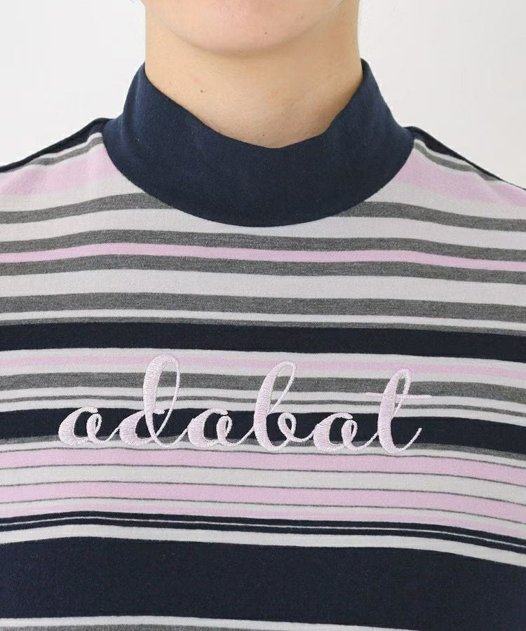 High neck shirt for women adabat adabat 2025 autumn/winter new golf wear