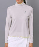 High neck shirt for women ADABAT STREAM 2025 Fall/Winter New Golf Wear