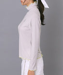 High neck shirt for women ADABAT STREAM 2025 Fall/Winter New Golf Wear