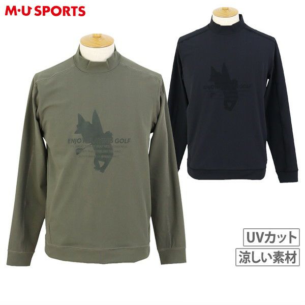 ハイネックシャツ メンズ MUスポーツ  MUSPORTS 2025 秋冬 新作 ゴルフウェア